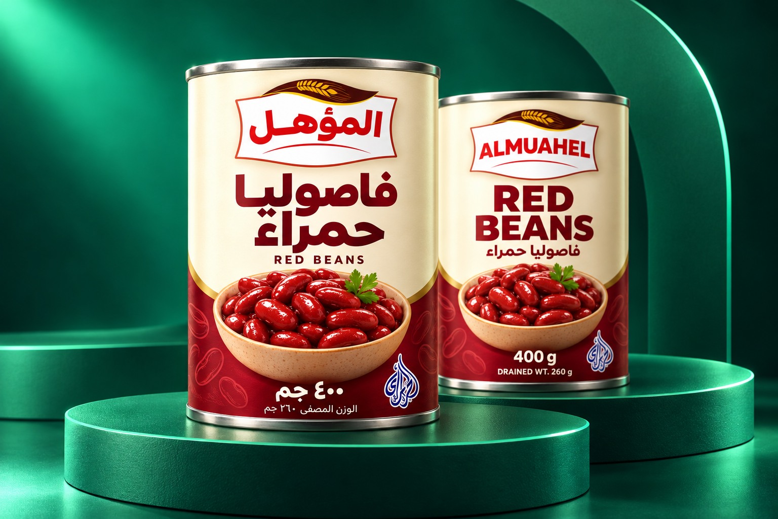 تصميم فاصوليا حمراء — المؤهل